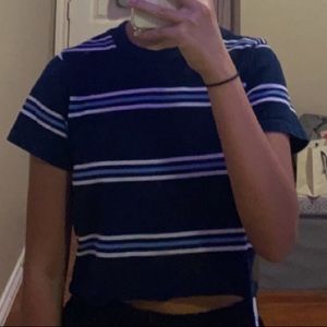 brandy melville striped helen top